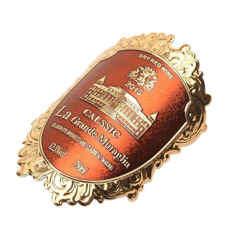 colorful metal tags