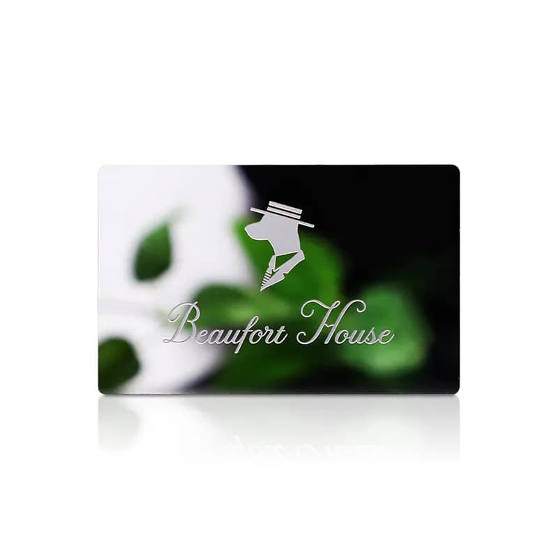 stainless steel card