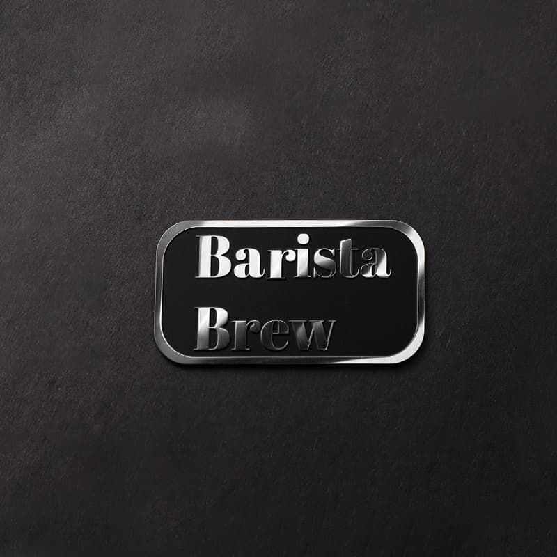 stainless steel sticker